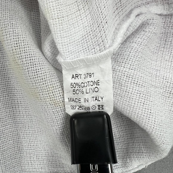 MEO MELI Shirt Womens One Size Hand Dyed Scoop Neck Cotton Linen Gauze Top NWOT - Picture 8 of 11